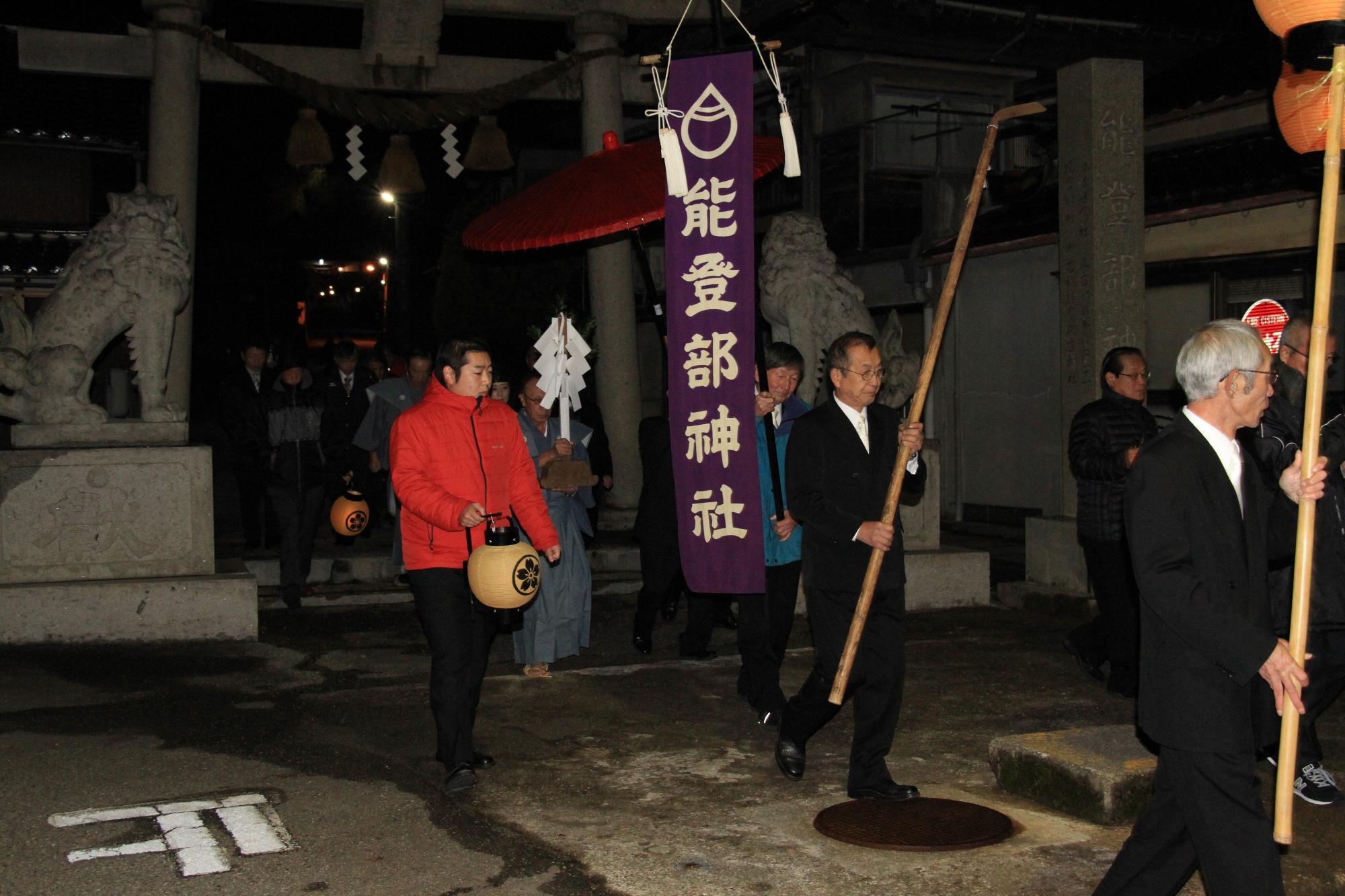 （イメージ）能登部神社の「ばっこ祭り」